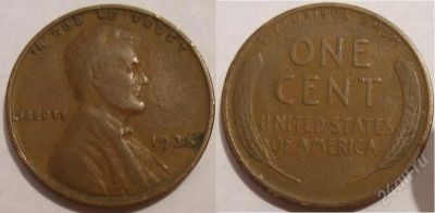 Лот: 9730. Фото: 1. 1 цент США 1935года. Красноярск