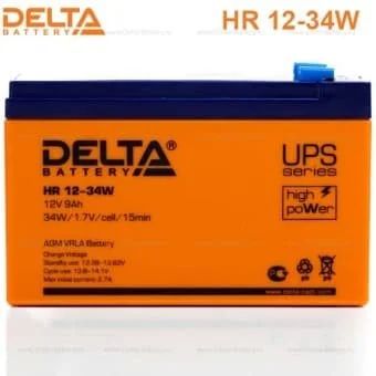 Лот: 14012404. Фото: 1. Delta HR 12-34W (12V / 9Ah). Аккумуляторы