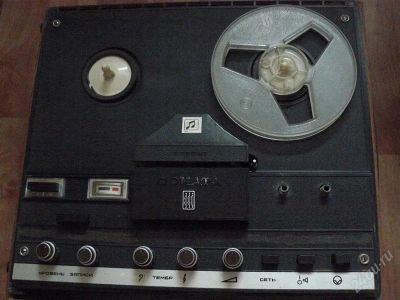 Лот: 955661. Фото: 1. катушечный магнитофон соната 308... Музыкальные центры, магнитолы