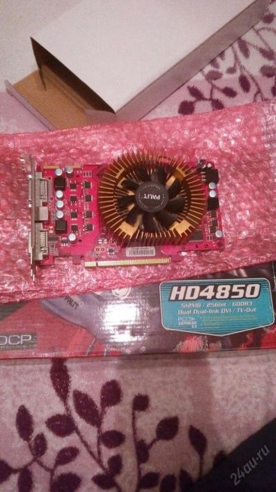 Лот: 6755596. Фото: 1. Radeon HD4850. Полный комплект... Видеокарты