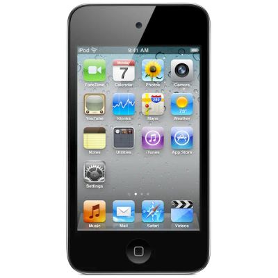 Лот: 3940832. Фото: 1. Apple iPod touch 4 black 32Gb... Плееры