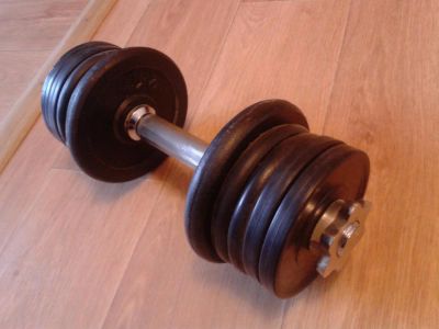 Лот: 5416623. Фото: 1. Гантель 12 кг. Гантели