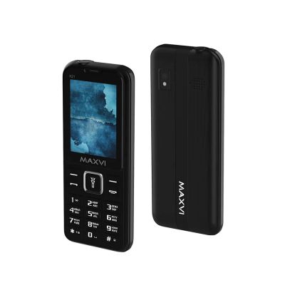 Лот: 25021368. Фото: 1. Сотовый Maxvi K21 Black 2sim/2... Кнопочные мобильные телефоны