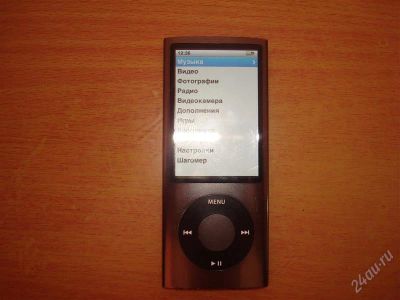 Лот: 762305. Фото: 1. iPod nano 5 8GB черный оригенал... Плееры