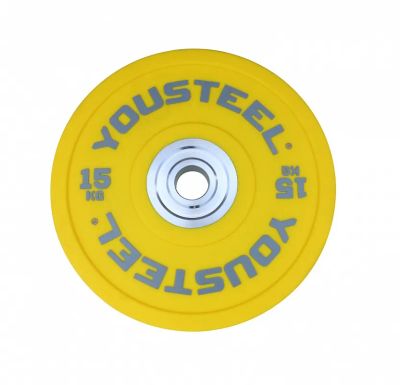 Лот: 24326987. Фото: 1. Диск PU 15кг YouSteel бампированный... Штанги, блины