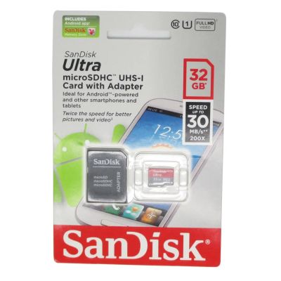 Лот: 7598362. Фото: 1. Карта памяти micro SD HC SanDisk... Карты памяти
