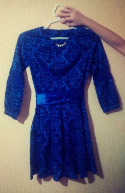 Лот: 6625726. Фото: 1. Платье синее. Платья