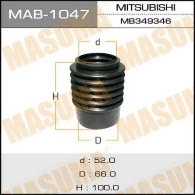 Лот: 18593945. Фото: 1. Пыльник стоек masuma MAB-1047. Ходовая, подвеска, рулевое управление