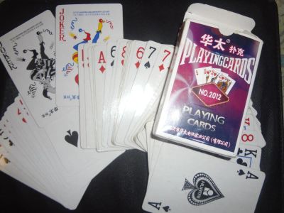 Лот: 9348062. Фото: 1. Игральные карты для покера Playing... Настольные игры, карты