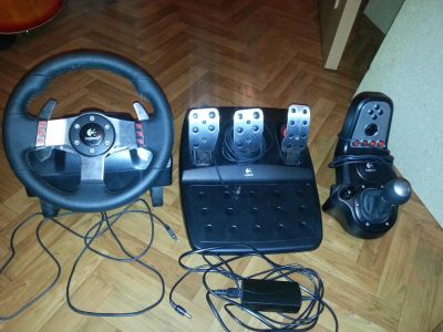 Лот: 4127886. Фото: 1. Logitech G27. Рули, джойстики