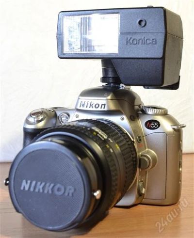 Лот: 2414915. Фото: 1. Вспышка Konica X-24 Auto for Minolta... Вспышки, осветители, рассеиватели