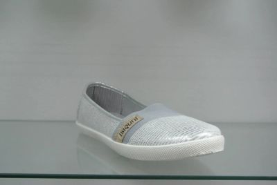Лот: 9920593. Фото: 1. Мокасины серебристые лот № 245... Мокасины