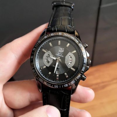 Лот: 15328630. Фото: 1. часы Tag Heuer Carera 17RS черный... Другие наручные часы