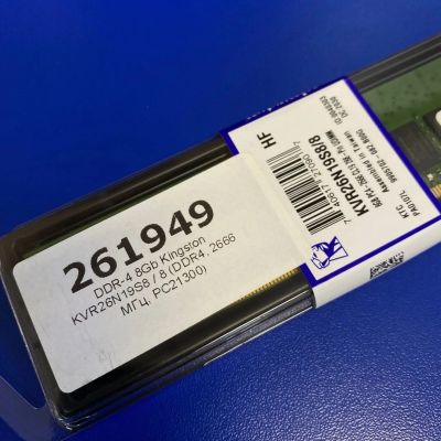 Лот: 16476036. Фото: 1. DDR-4 8Gb Kingston KVR26N19S8... Оперативная память