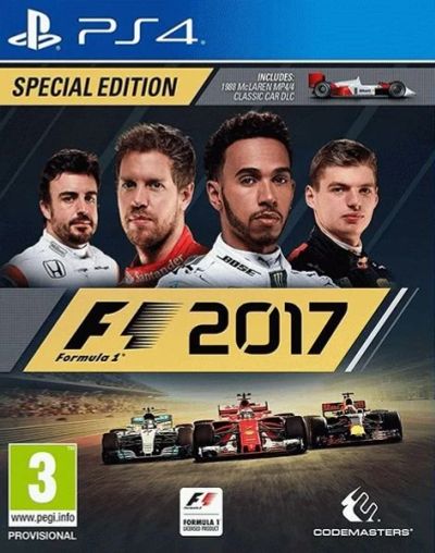 Лот: 13350508. Фото: 1. F1 2017 [PS4, русские субтитры... Игры для консолей