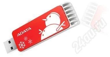 Лот: 665765. Фото: 1. Флэшка a-data 4gb usb 2.0 снеговик. USB-флеш карты