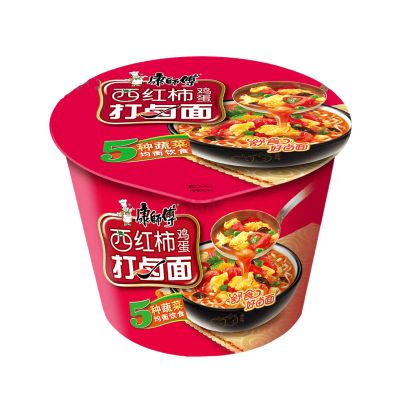 Лот: 20532095. Фото: 1. Суп-лапша Kangshifu томаты и яйцо... Другое (продукты)
