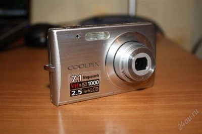 Лот: 788270. Фото: 1. фотоаппарат Nikon COOPLPIX S200. Цифровые компактные