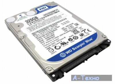 Лот: 3676855. Фото: 1. Western Digital wd3200bpvt , Объем... Жёсткие диски (HDD)