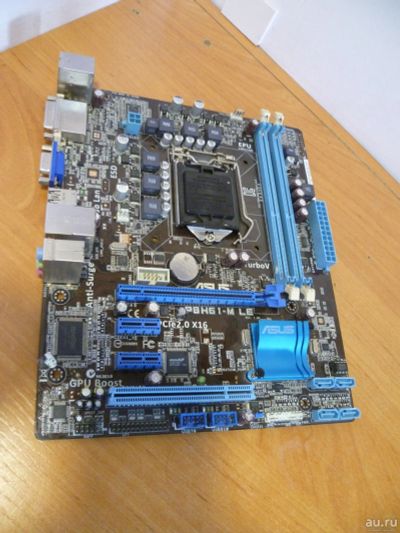 Лот: 17896565. Фото: 1. Материнская плата Asus P8H61-M... Материнские платы