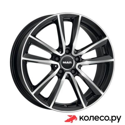 Лот: 25222423. Фото: 1. Bremen 8x18/5*112 D66.6 ET38 Black... Диски