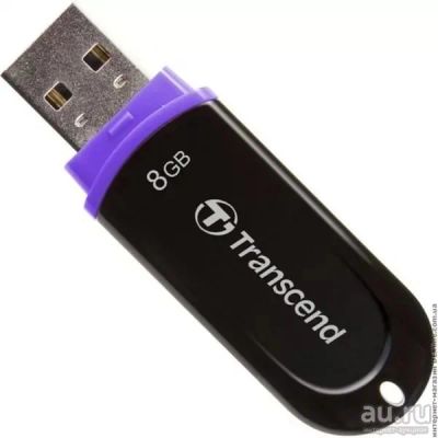Лот: 9149946. Фото: 1. Флешка transcend 8gb. USB-флеш карты