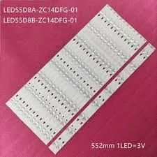 Лот: 24421263. Фото: 1. Подсветка LED55D8A-ZC14DFG-01... Запчасти для телевизоров, видеотехники, аудиотехники