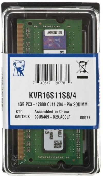 Лот: 6482835. Фото: 1. модуль памяти 4 Gb DDR3 Kingston... Оперативная память
