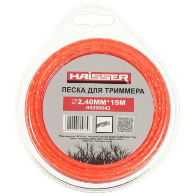 Лот: 24087673. Фото: 1. Леска для триммера 2.4 мм, 15... Расходные материалы, сменные насадки