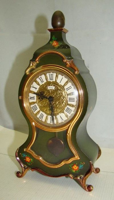 Лот: 17899391. Фото: 1. Schmid часы настольные винтажные... Другое (антиквариат)