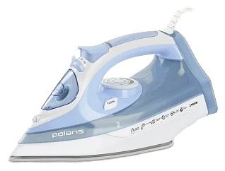 Лот: 11178123. Фото: 1. Утюг Polaris PIR 2488K голубой... Утюги, парогенераторы, отпариватели