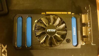 Лот: 7972704. Фото: 1. MSI GeForce GTX 650 Ti Boost 1006Mhz... Видеокарты