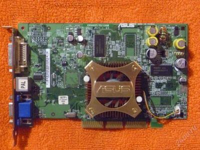 Лот: 1124262. Фото: 1. Видеокарта ASUS V9560XT/TD/128M... Видеокарты