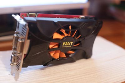 Лот: 8745283. Фото: 1. Palit GTX 460 Sonic Platinum 1GB... Видеокарты
