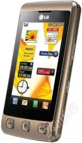 Лот: 725665. Фото: 1. LG KP500 Gold. Кнопочные мобильные телефоны