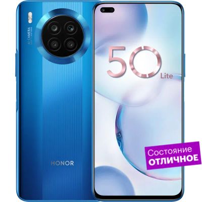 Лот: 22221513. Фото: 1. Смартфон HONOR 50 Lite 128GB Насыщенные... Смартфоны