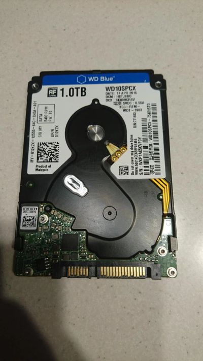 Лот: 8893018. Фото: 1. Slim HDD 2.5" 1Tb WD 10SPCX. Жёсткие диски (HDD)