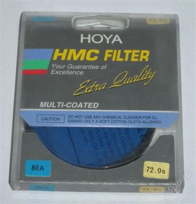 Лот: 1733125. Фото: 1. Фильтр корректирующий HOYA 80A... Светофильтры