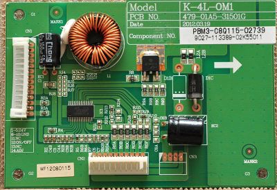 Лот: 3363307. Фото: 1. Led Drive K-4L-OM1 тв.Хундай H-LED32V11. Печатные платы