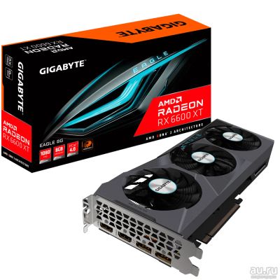 Лот: 18142429. Фото: 1. Видеокарта 8Gb RX6600XT Gigabyte... Видеокарты