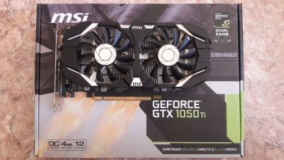 Лот: 15035476. Фото: 1. видеокарта MSI GeForce GTX 1050... Видеокарты