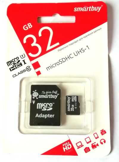 Лот: 12092545. Фото: 1. MicroSD / SDHC 32 GB Class 10... Карты памяти