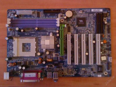 Лот: 78581. Фото: 1. Мать Gigabyte 7VT600 - RZ 462... Материнские платы