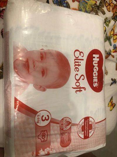 Лот: 19194429. Фото: 1. Подгузники Huggies Elite Soft... Детская гигиена