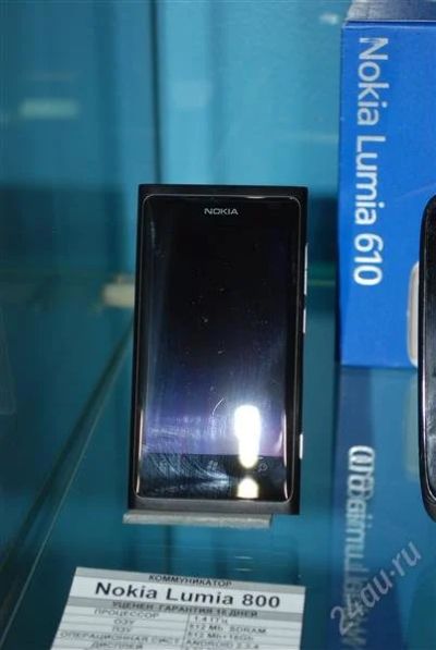 Лот: 2048481. Фото: 1. Nokia Lumia 800. Смартфоны