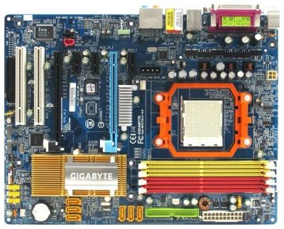 Лот: 1084670. Фото: 1. Неисправна GIGABYTE GA-M57SLI-S4. Материнские платы