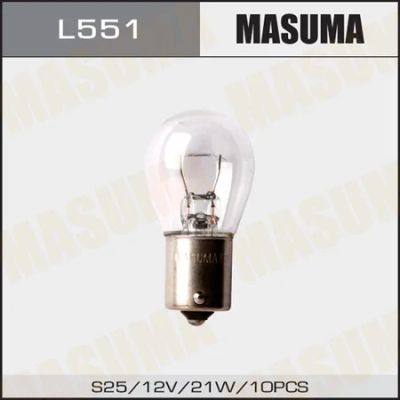 Лот: 18607311. Фото: 1. Лампа цок. masuma 12v 21w ba15s... Электрооборудование
