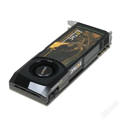 Лот: 2727014. Фото: 1. Zotac GeForce GTX 570 AMP! Edition... Видеокарты