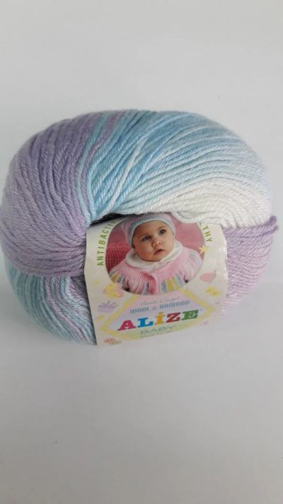 Лот: 7970053. Фото: 1. Пряжа Alize Baby Wool состав 40... Ткани, нитки, пряжа