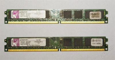Лот: 2791891. Фото: 1. DDR2 Kingston 2Gb (1+1) PC6400... Оперативная память